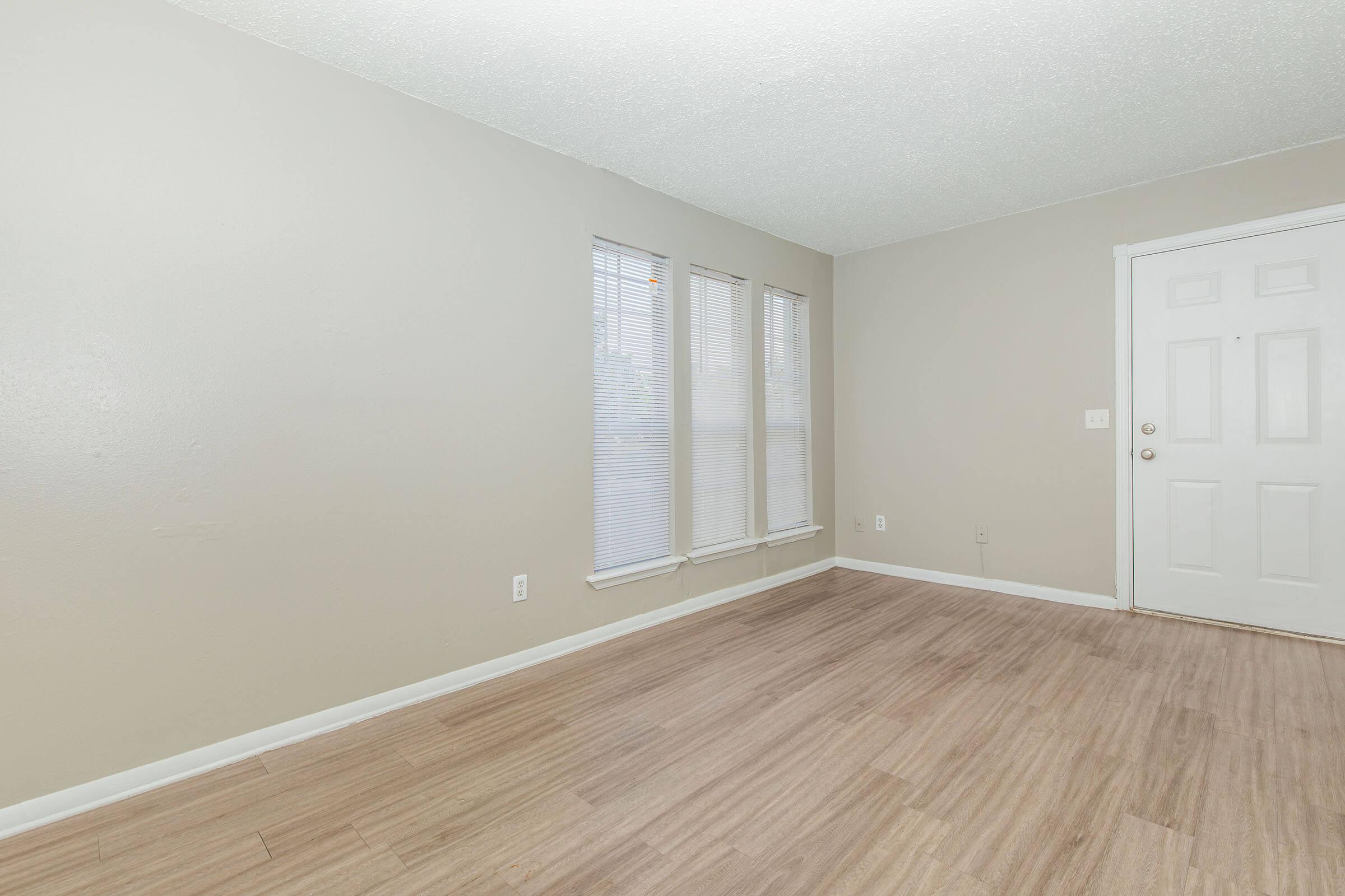 a room with a wooden floor