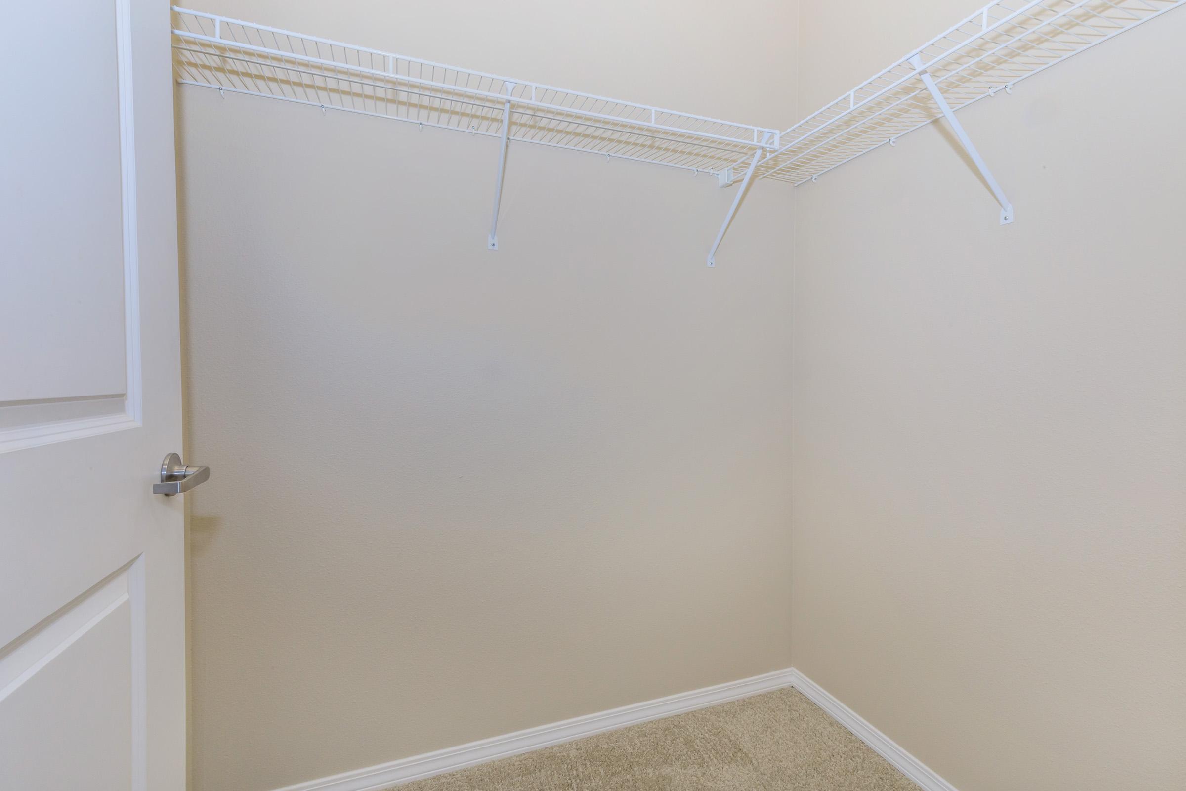 Oversized walk-in closet