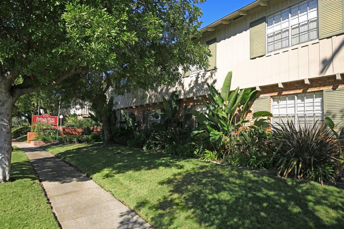 a large lawn in front of a house