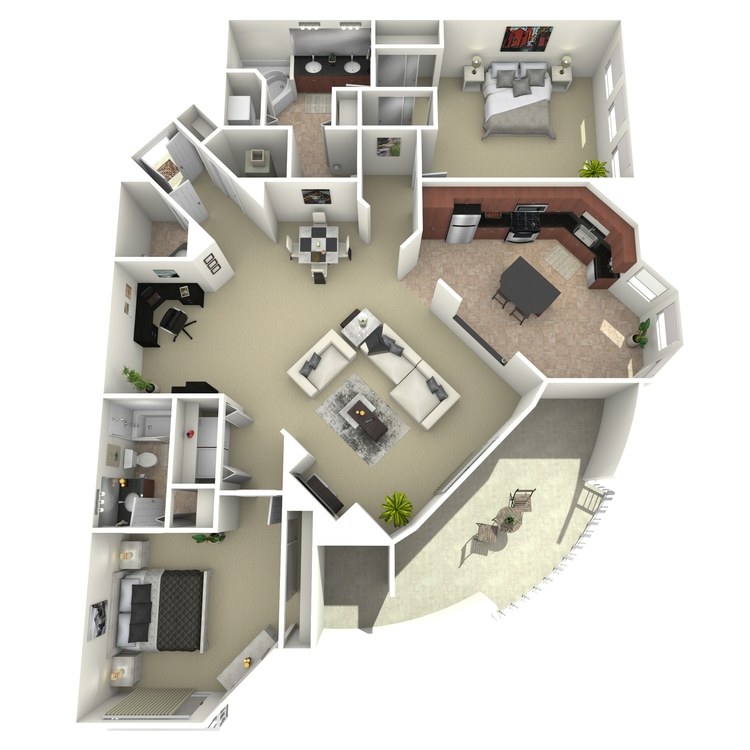Floor plan image of 2x2.5