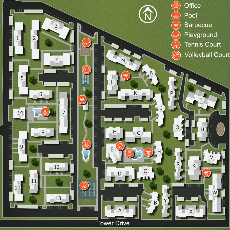 We make every effort to make our website accessible to anybody, especially those with disabilities. If you have question in terms of the relative location of an amenity or apartment home, please give us a call.