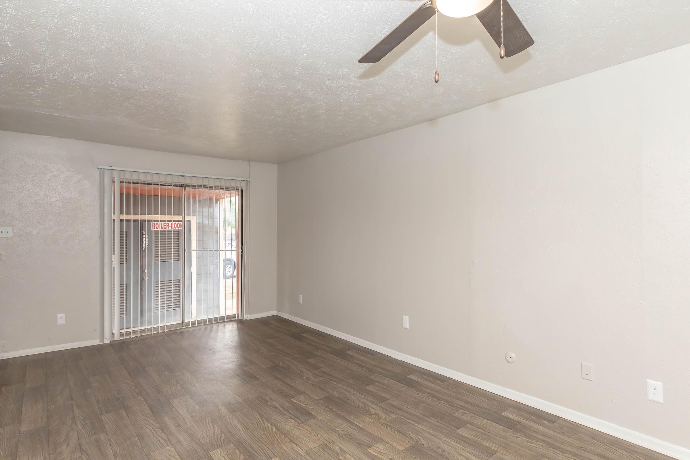 a room with a wooden floor