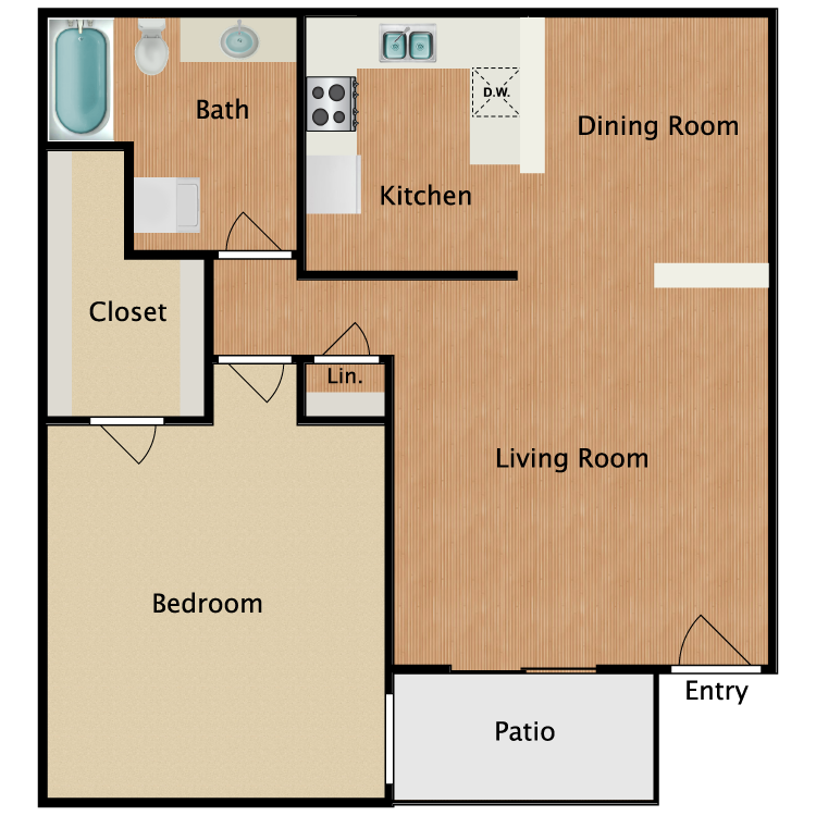Floor plan image of D