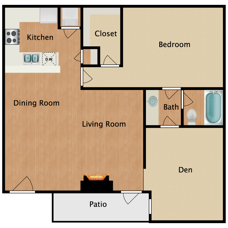 Floor plan image of E