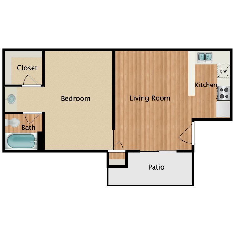 Floor plan image of A
