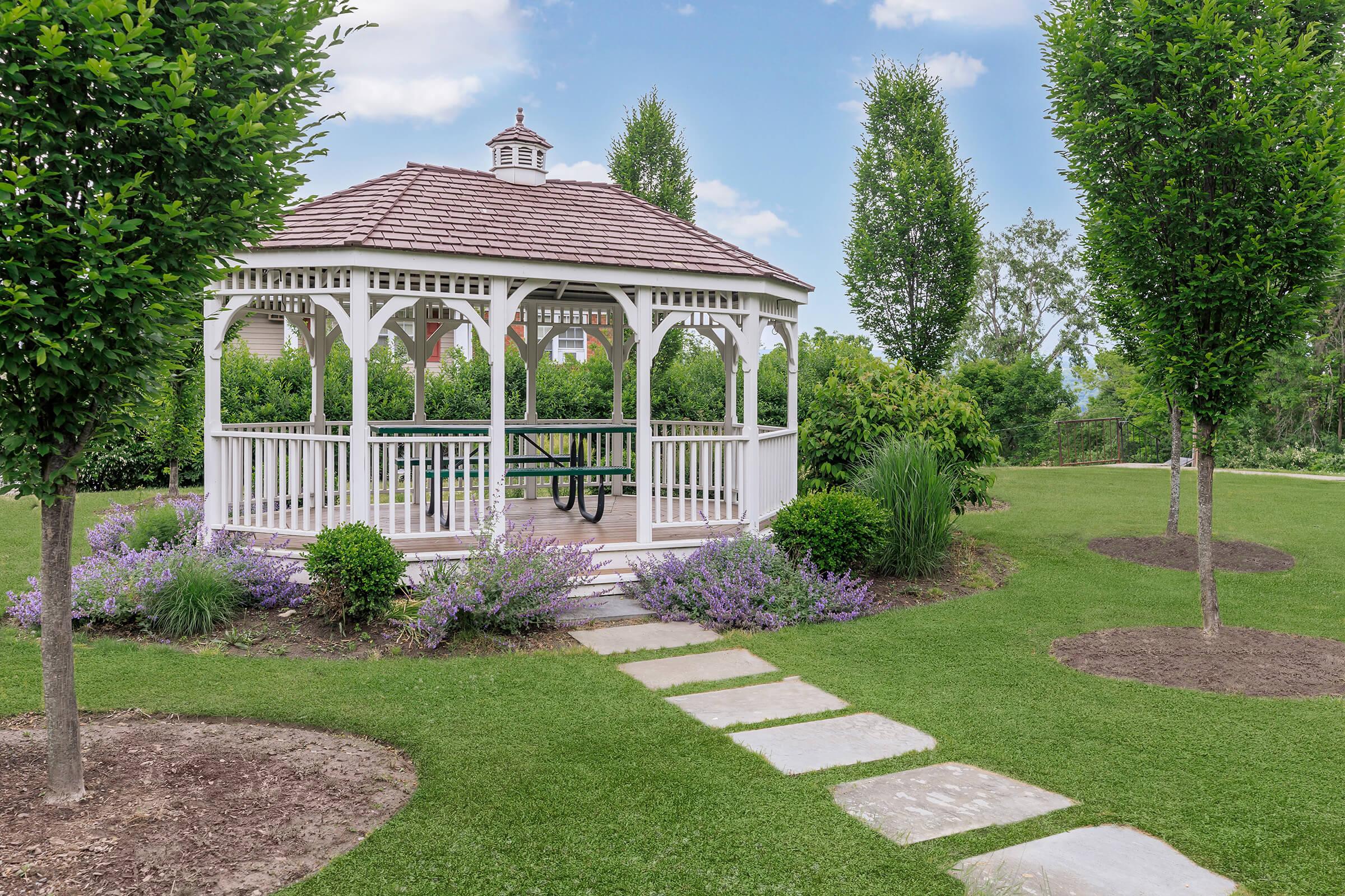 a large lawn in front of a house