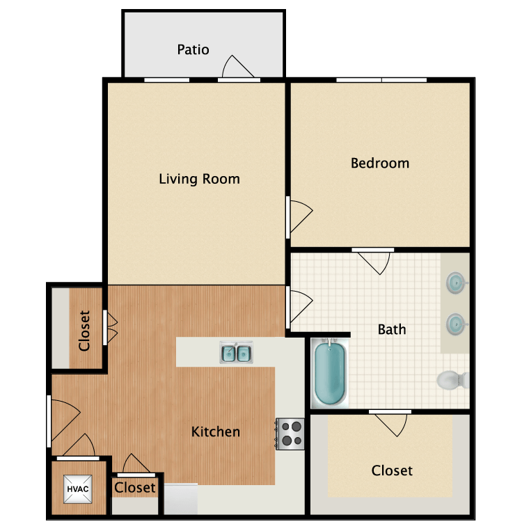 Floor plan image of 1A