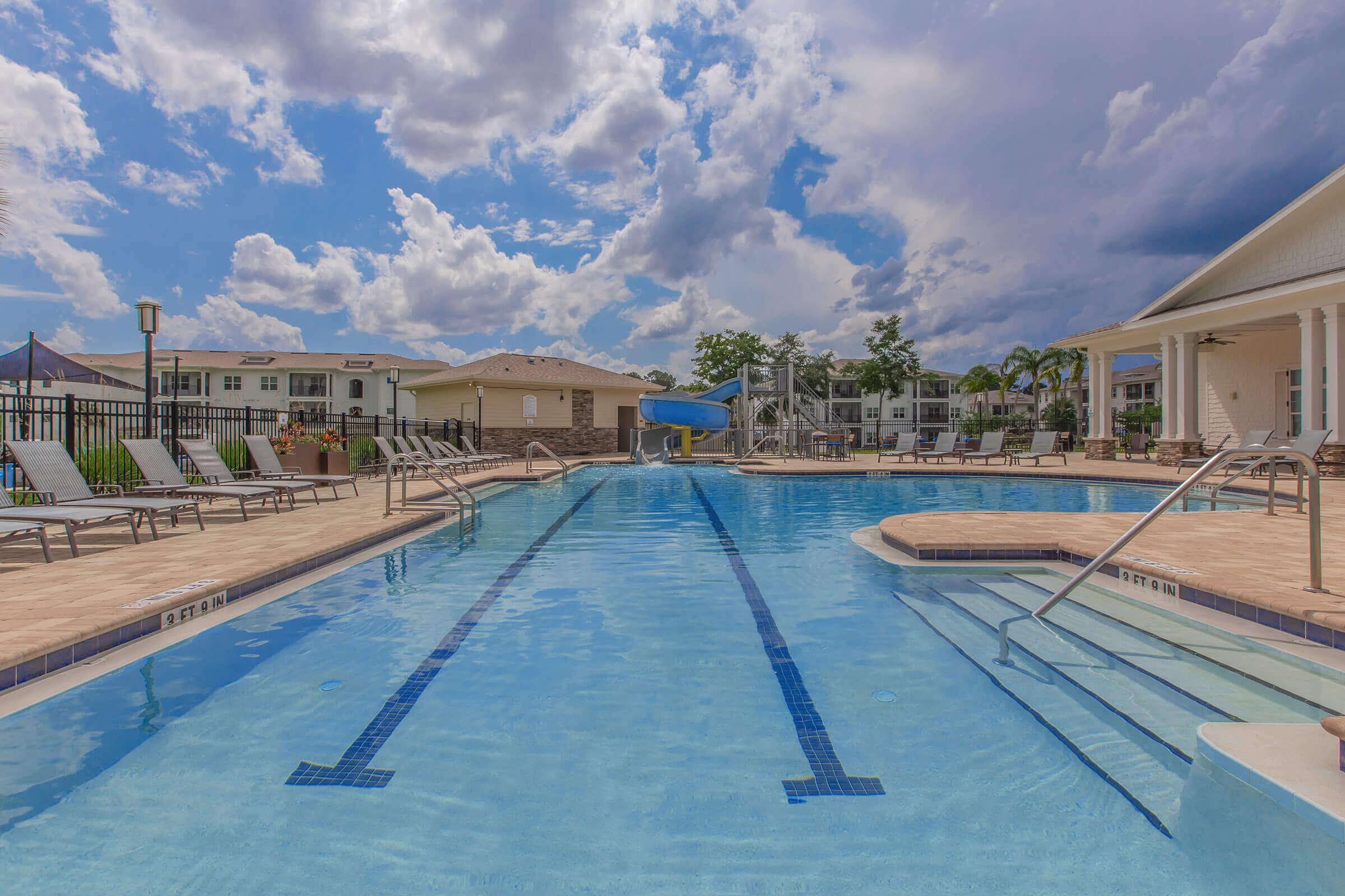 SHIMMERING SWIMMING POOL