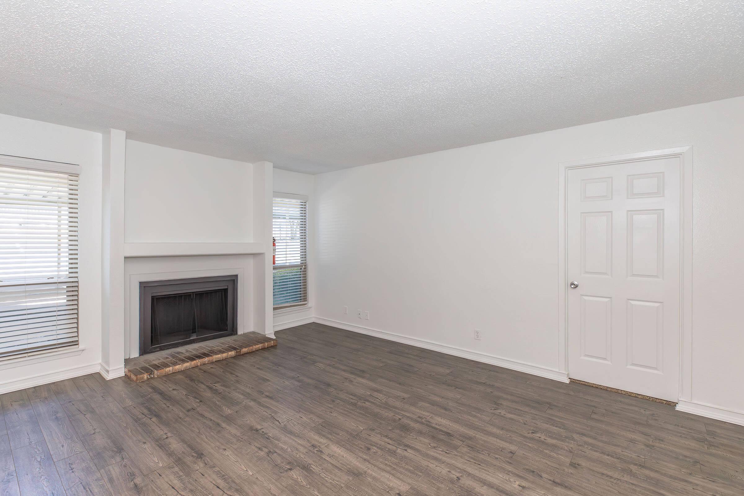 a living room next to a window