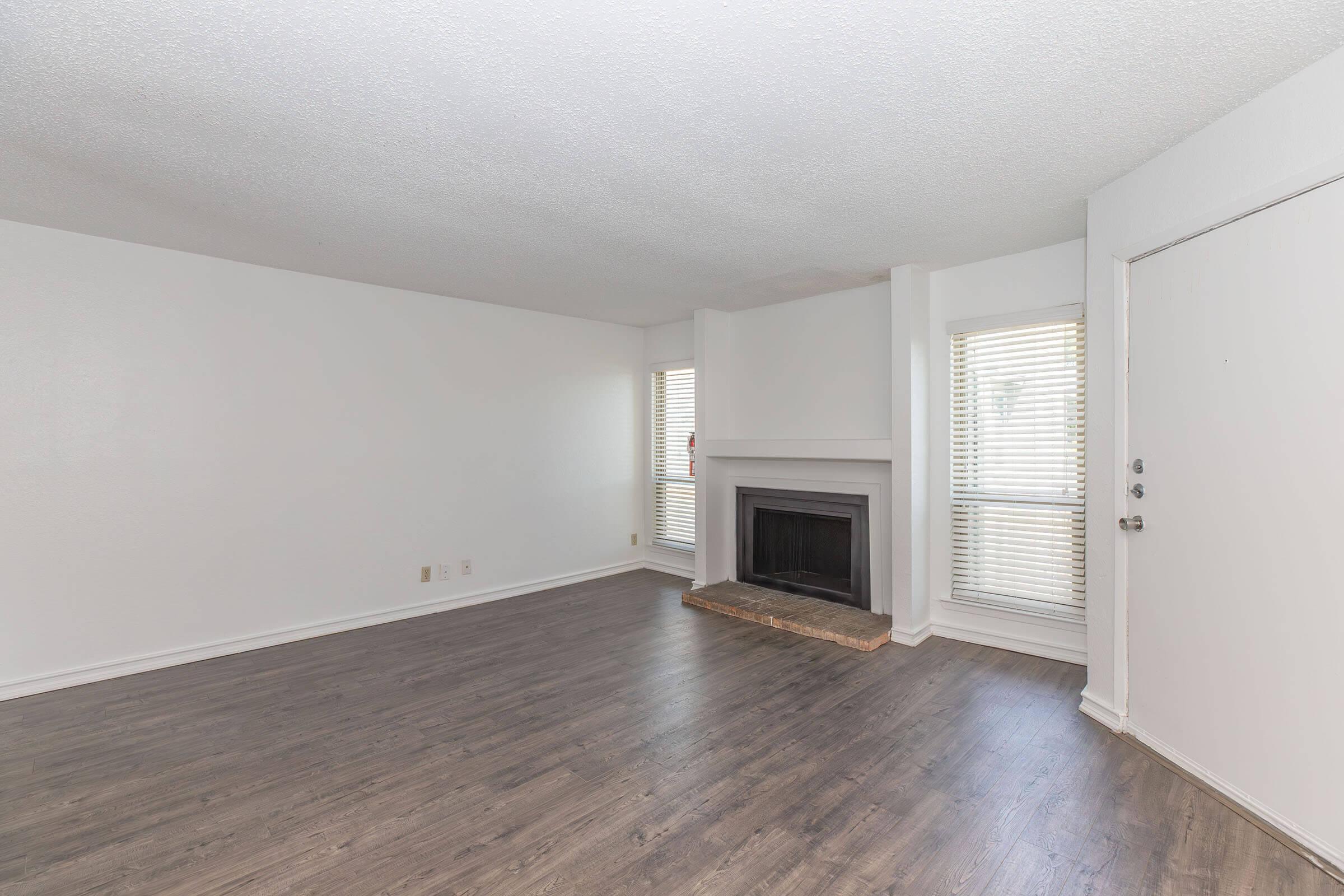 a room with a wooden floor