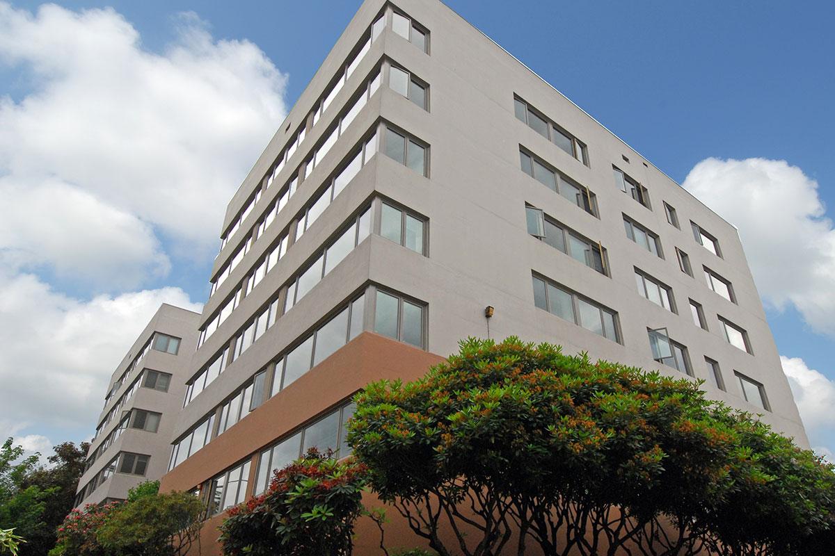 a tall building