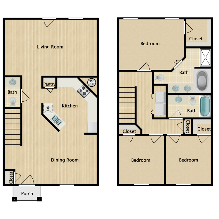 Floor plan image of Hunter