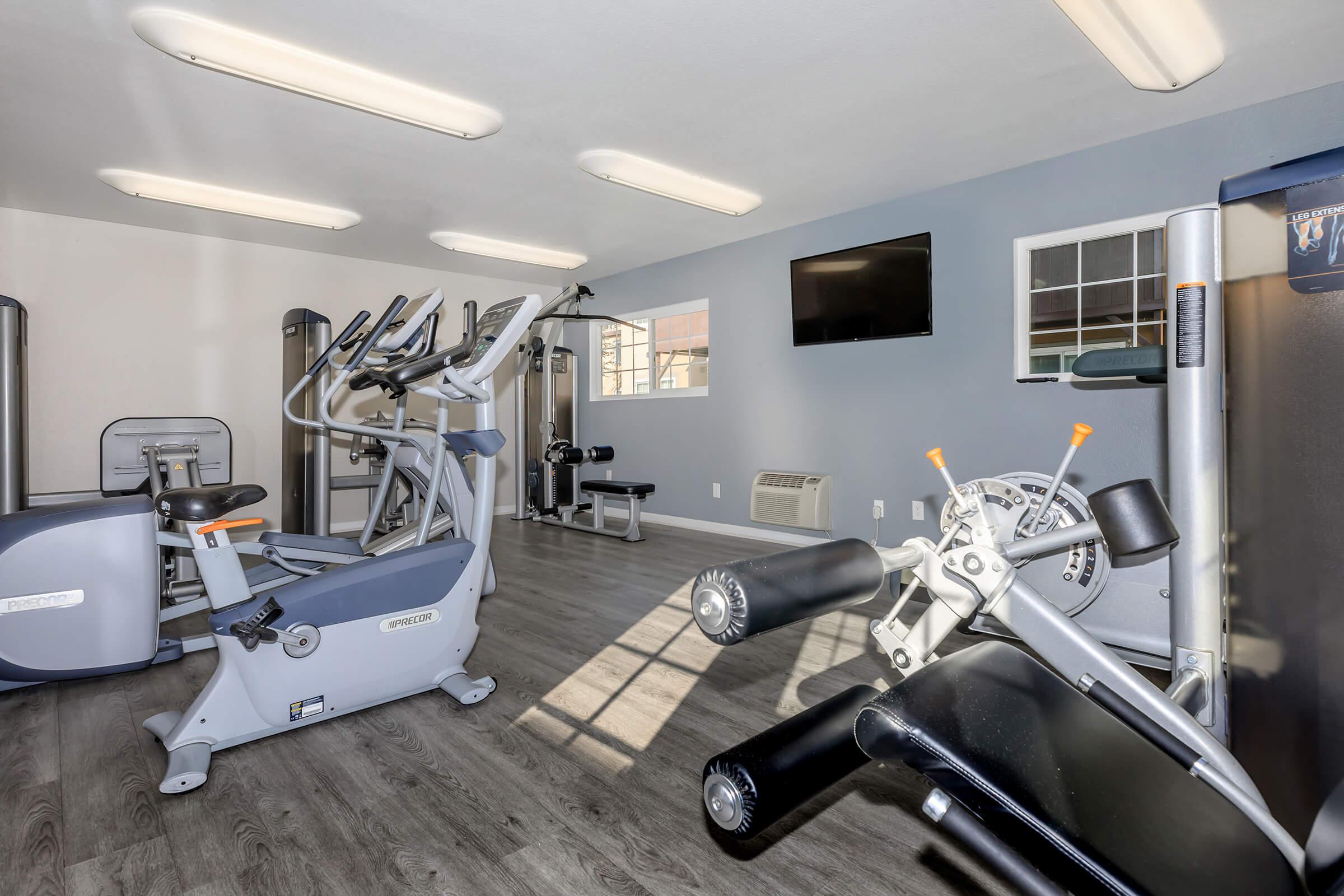 Fitness Center at Copper Wood Apartments in Chino, CA