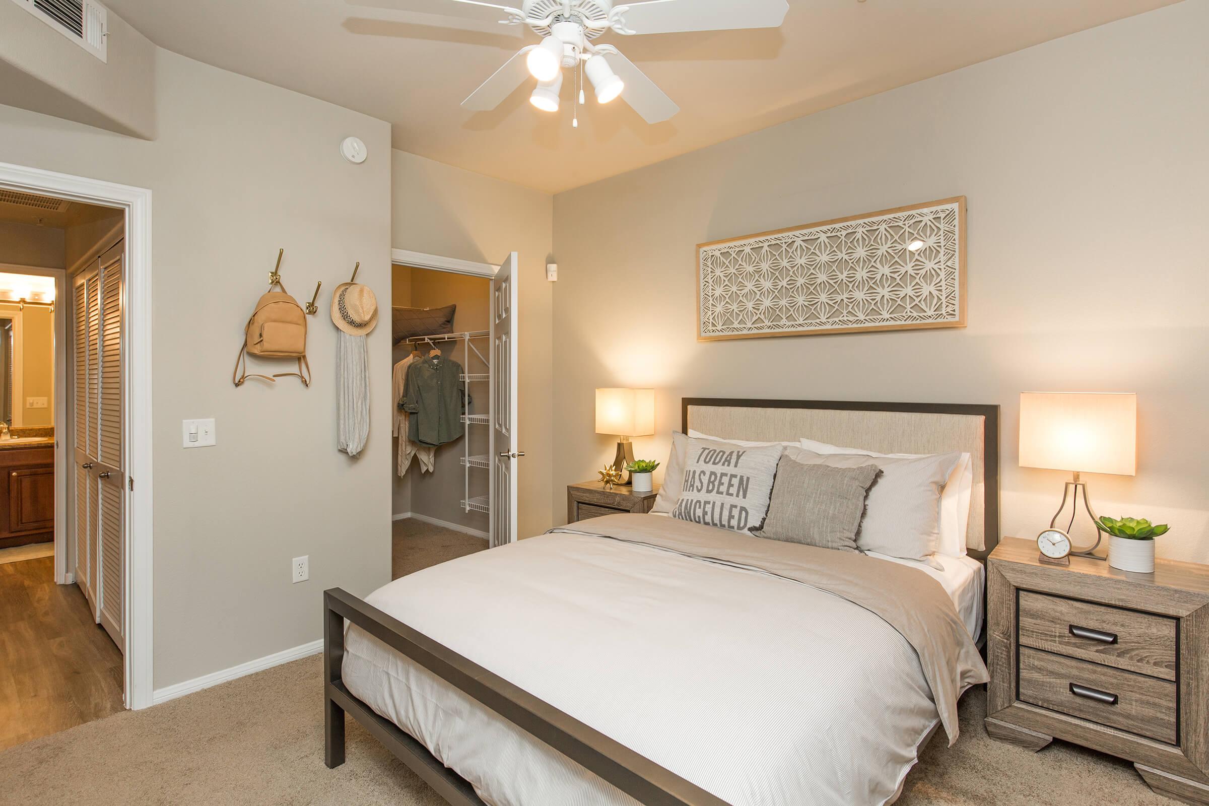 Cozy Bedroom at The Pavilions At Providence Apartments