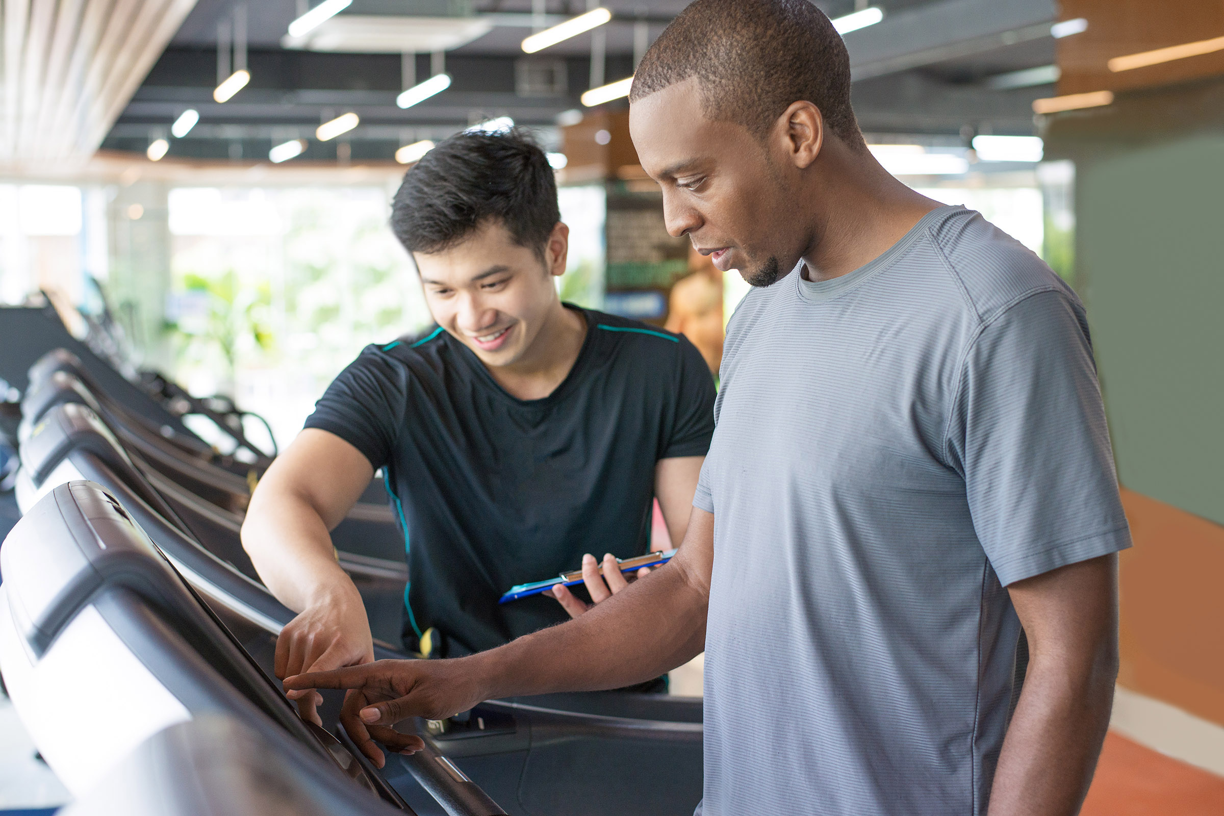 Get fit in the 24-hour fitness center