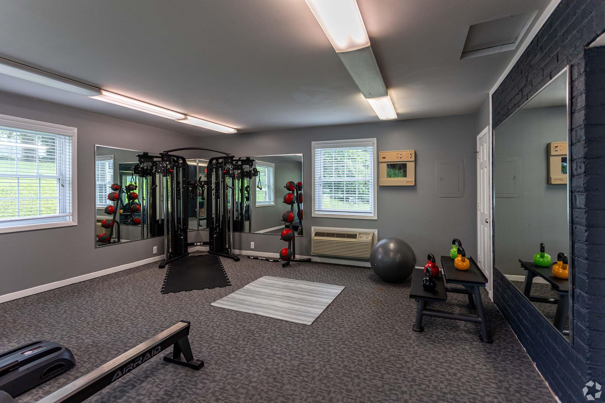 Spacious Fitness Center at Waterford Village