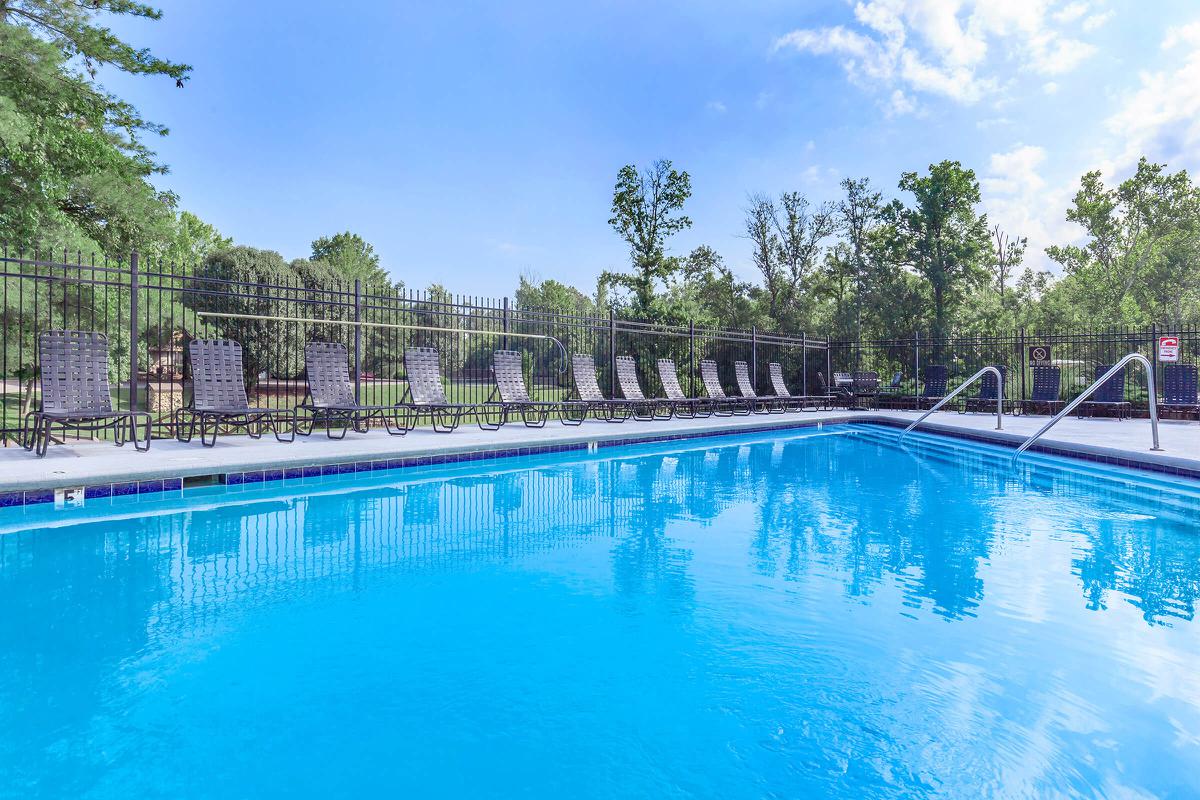 The pool deck at Waterford Village