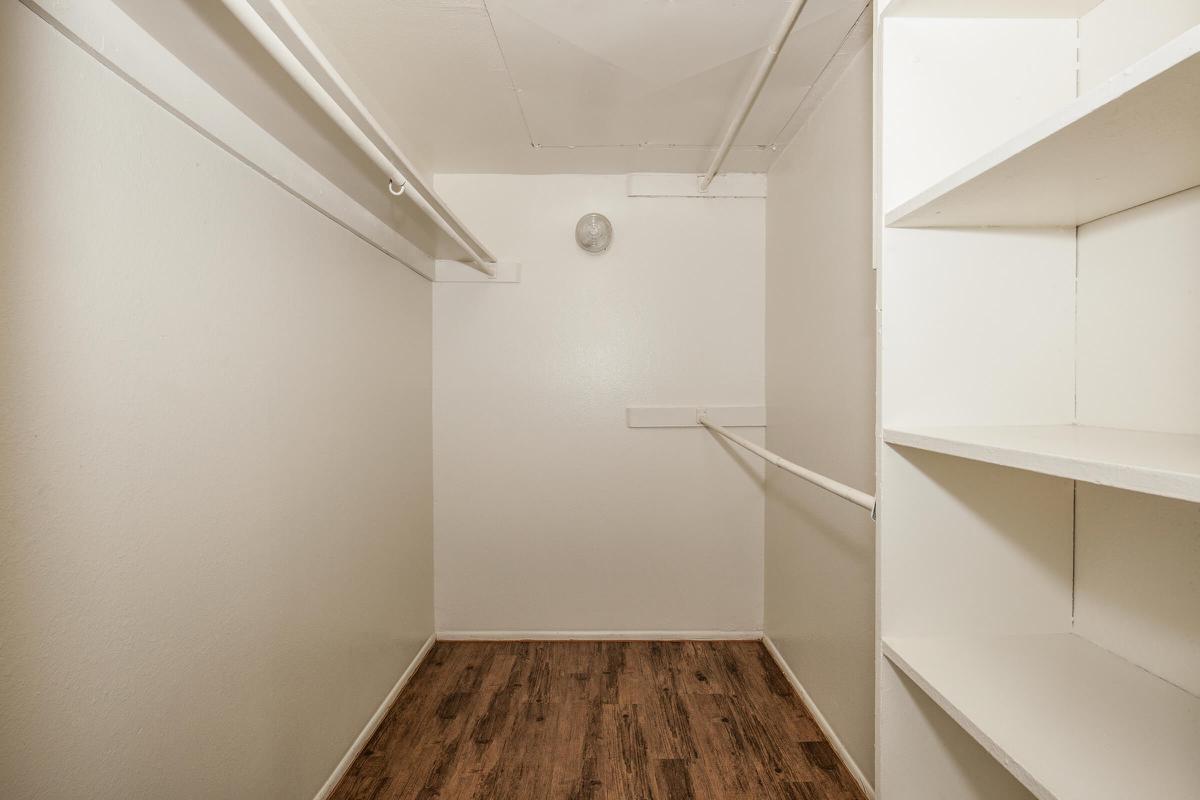 SPACIOUS WALK-IN CLOSET