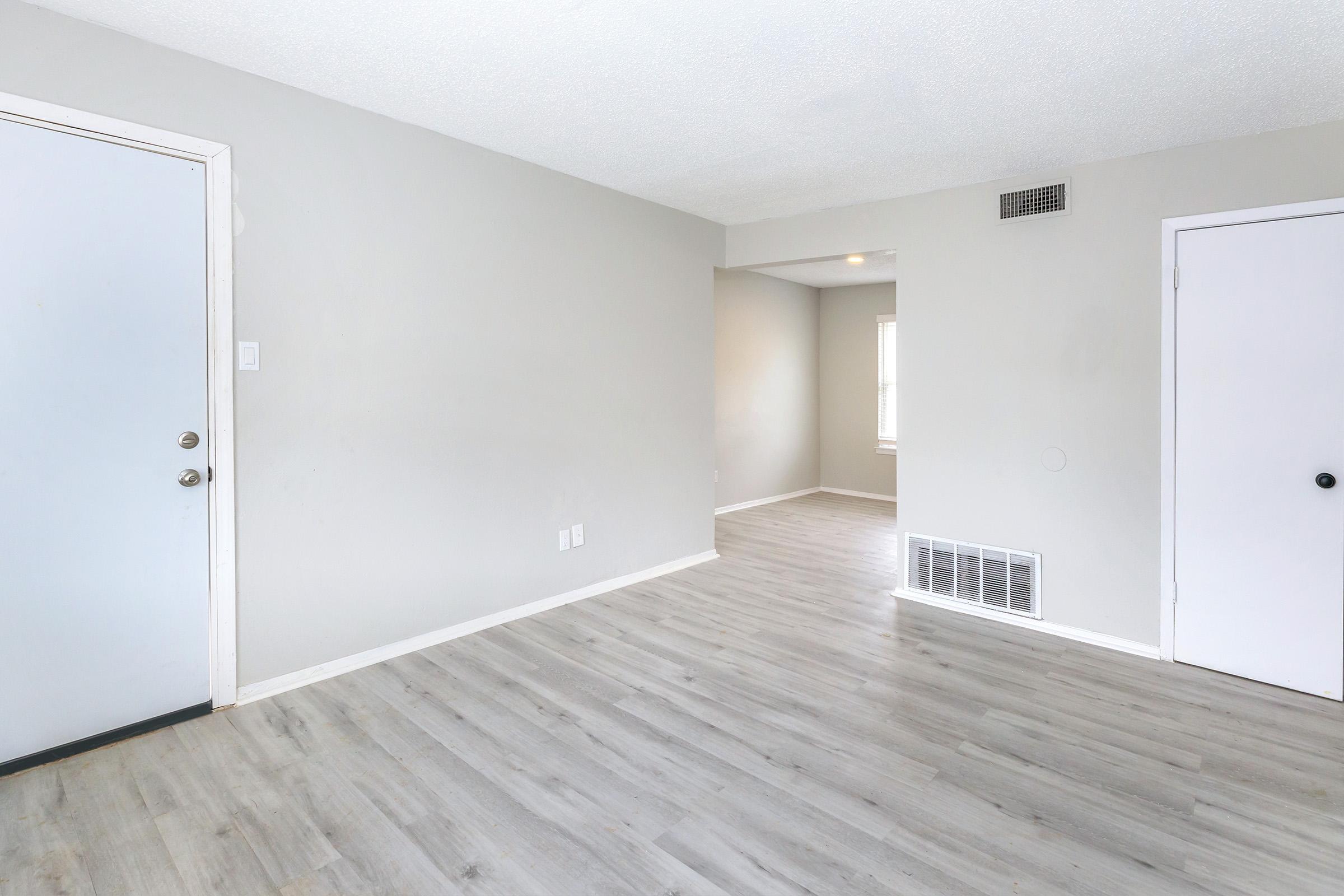 a room with a wooden floor