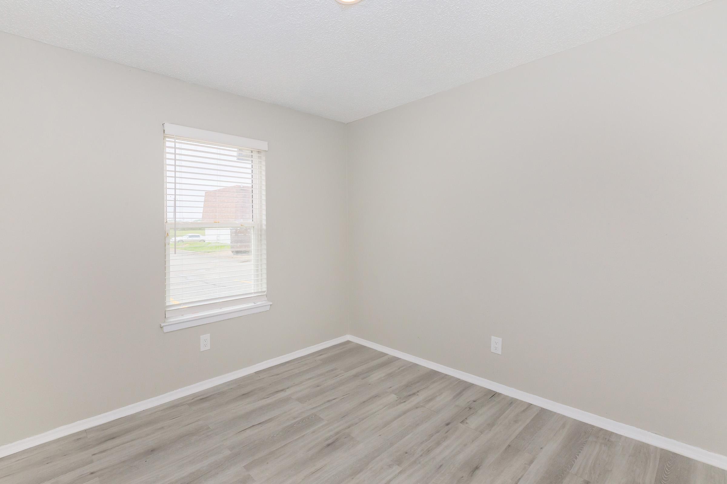 a room with a wooden floor