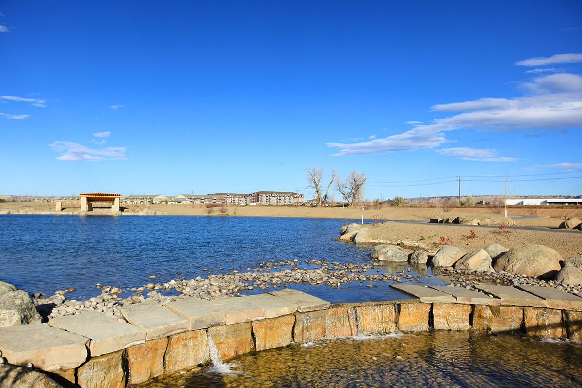 a bridge over a body of water