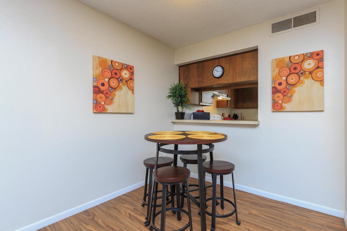 a dining room table