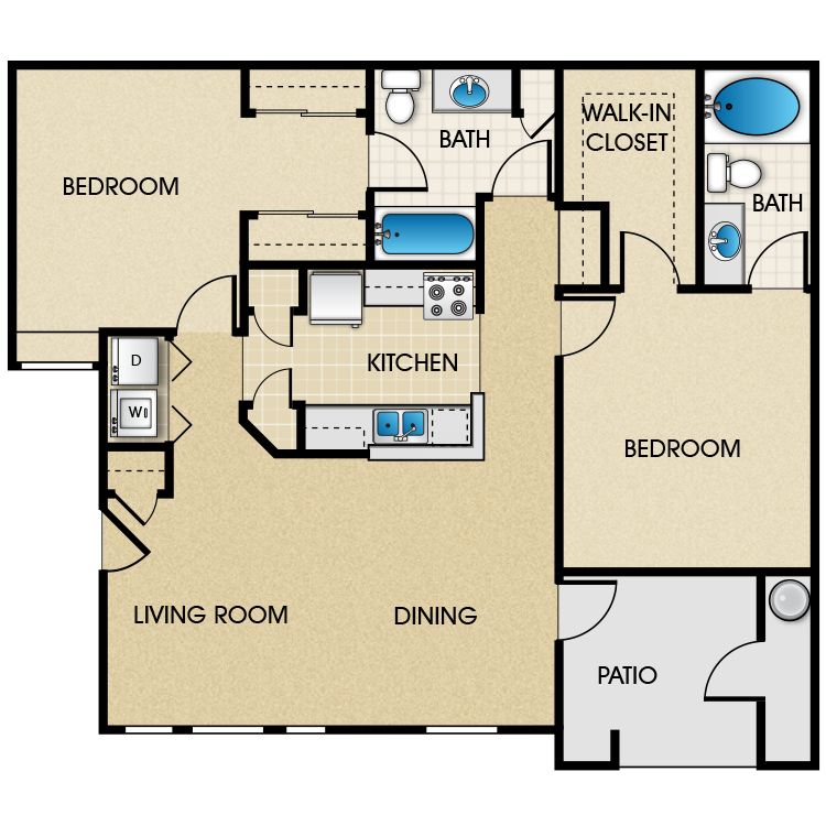 Floor plan image of Santiago