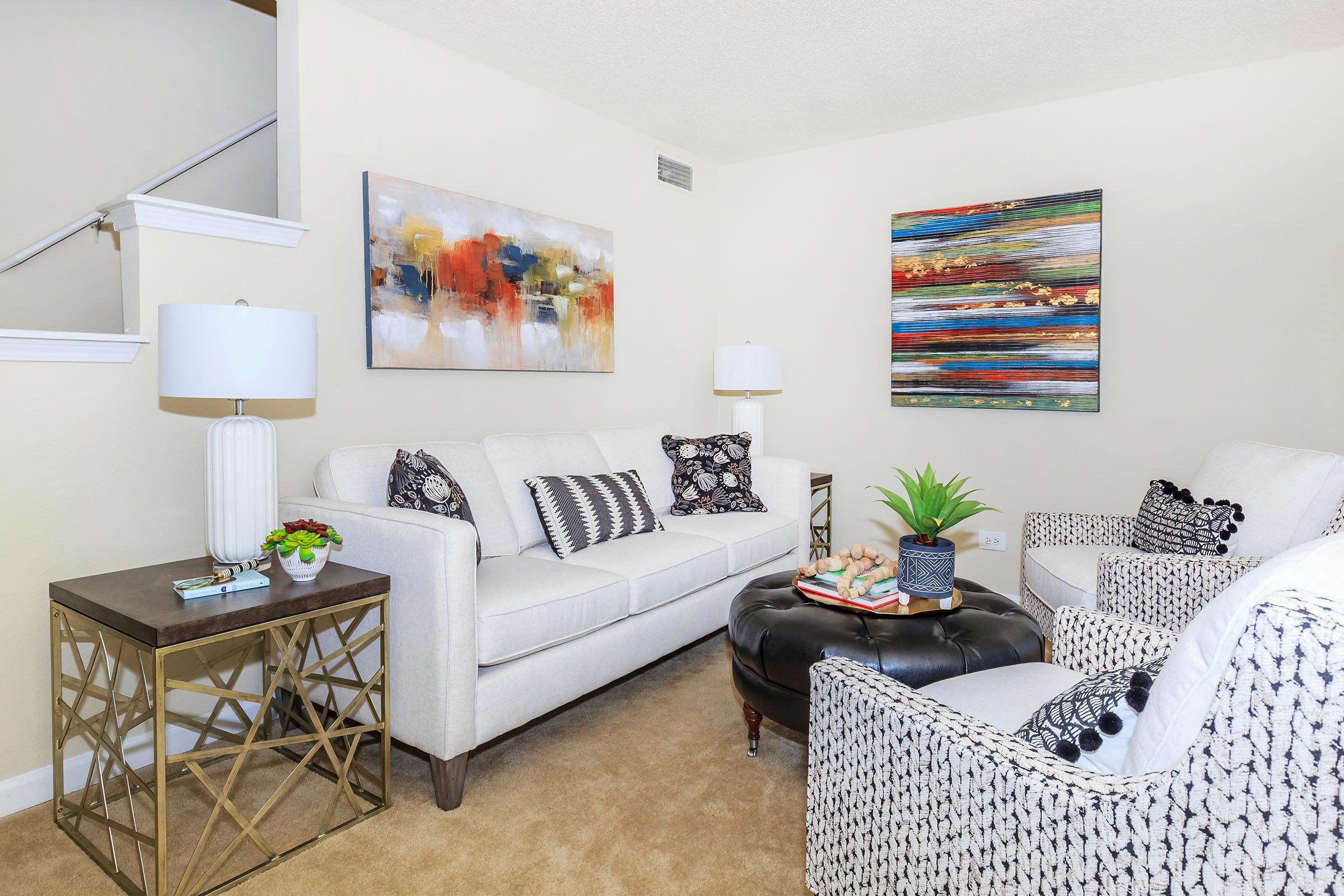 a bedroom with a bed in a room