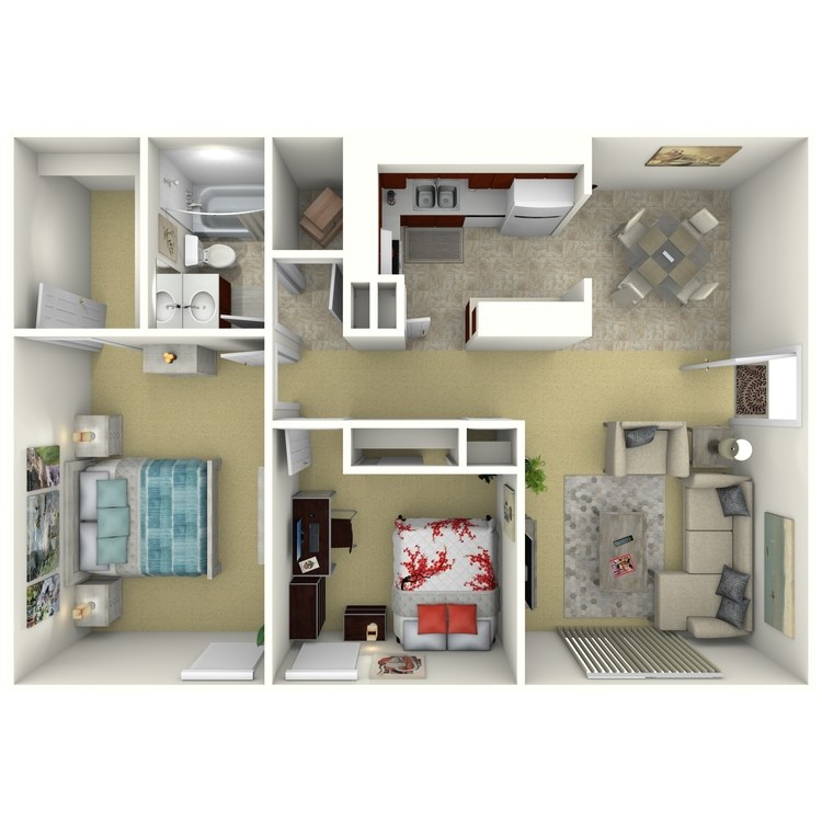 Floor plan image of 2 Bed Traditional