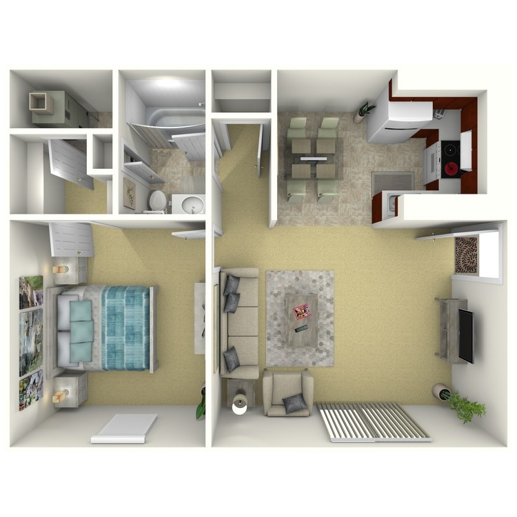 Floor plan image of 1 Bed