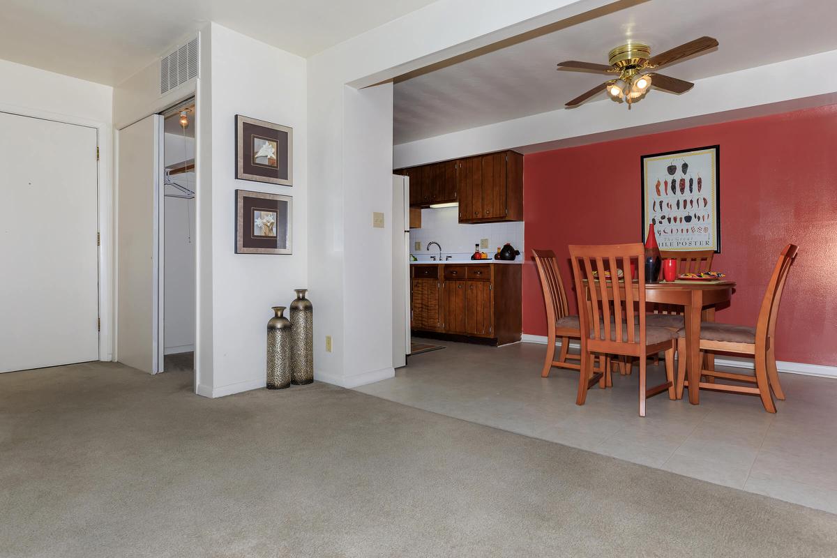 a dining room table