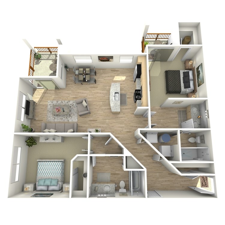 Floor plan image of B2 Grade Level