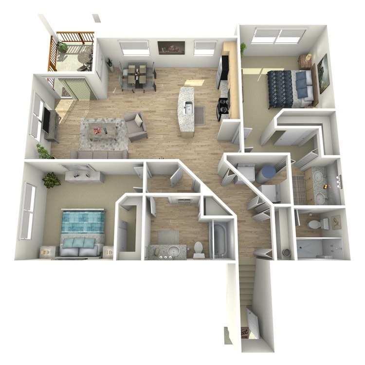 Floor plan image of B2 Second Level