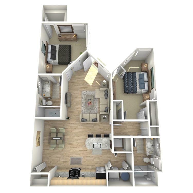 Floor plan image of B1 Garden Level