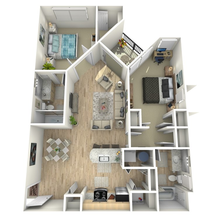 Floor plan image of B1 Second Level