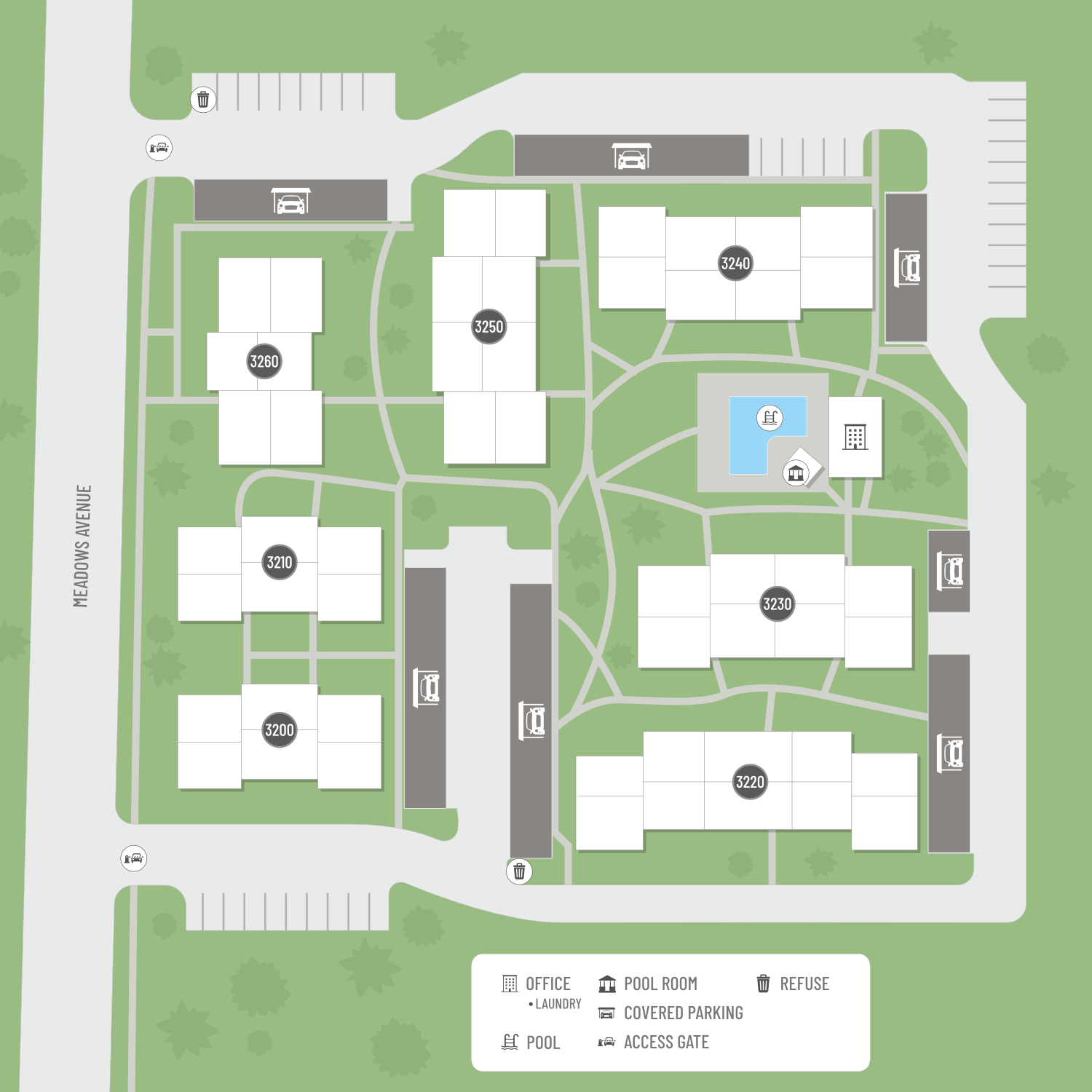 We make every effort to make our website accessible to anybody, especially those with disabilities. If you have question in terms of the relative location of an amenity or apartment home, please give us a call.