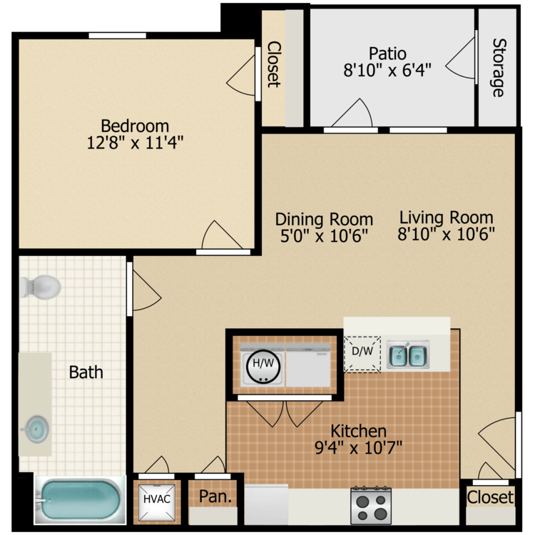 A1 HC floor plan image