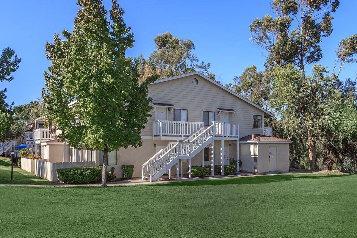 a large lawn in front of a house