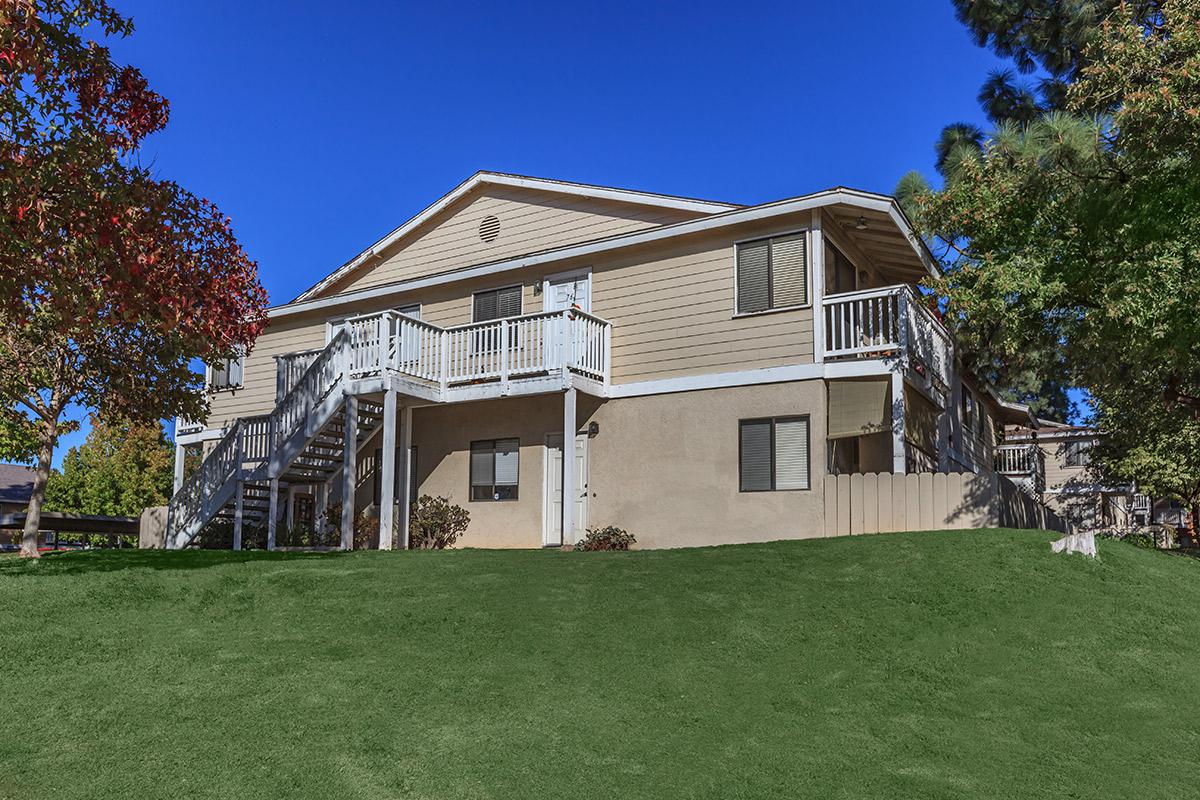 a large lawn in front of a house