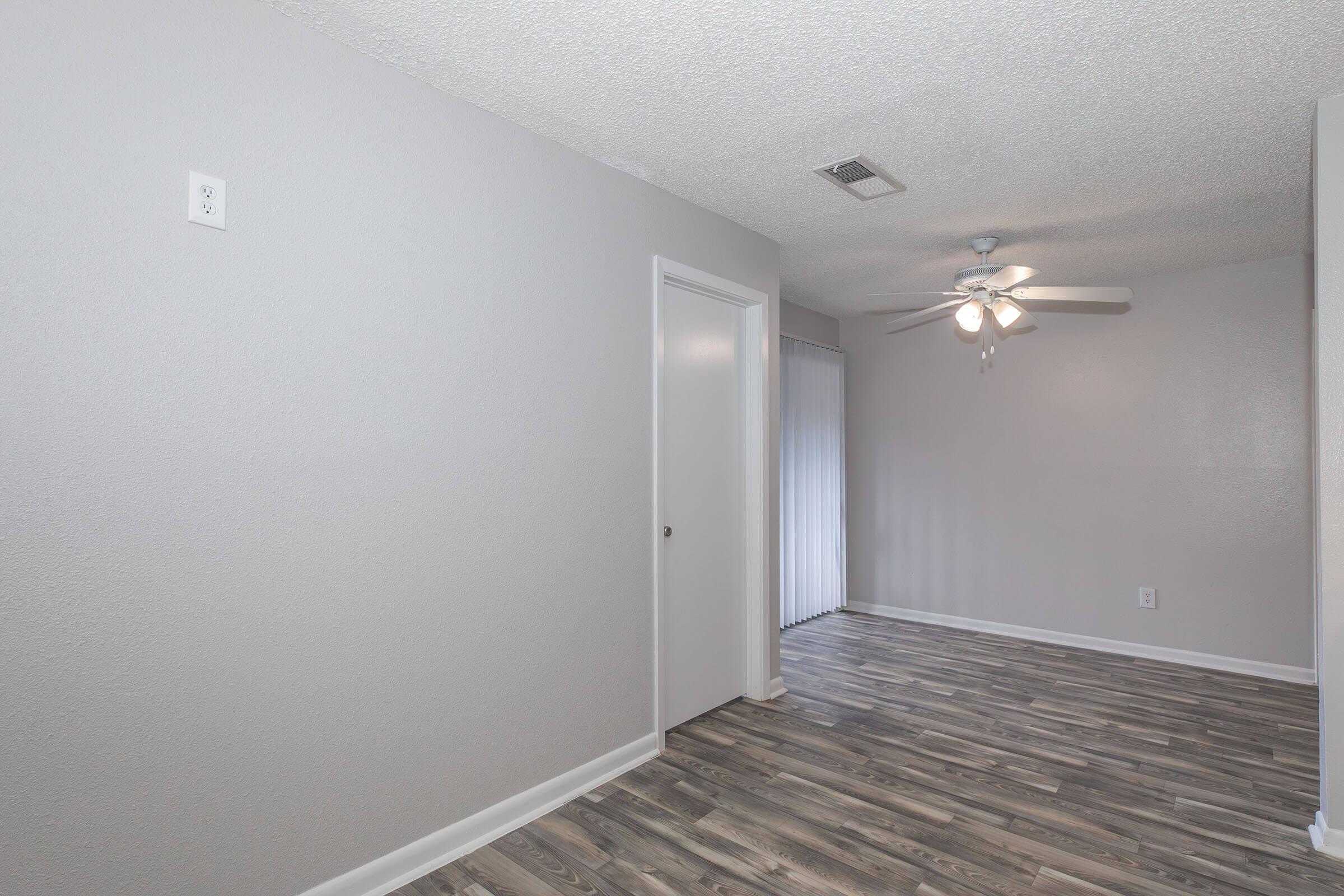 a room with a wooden floor