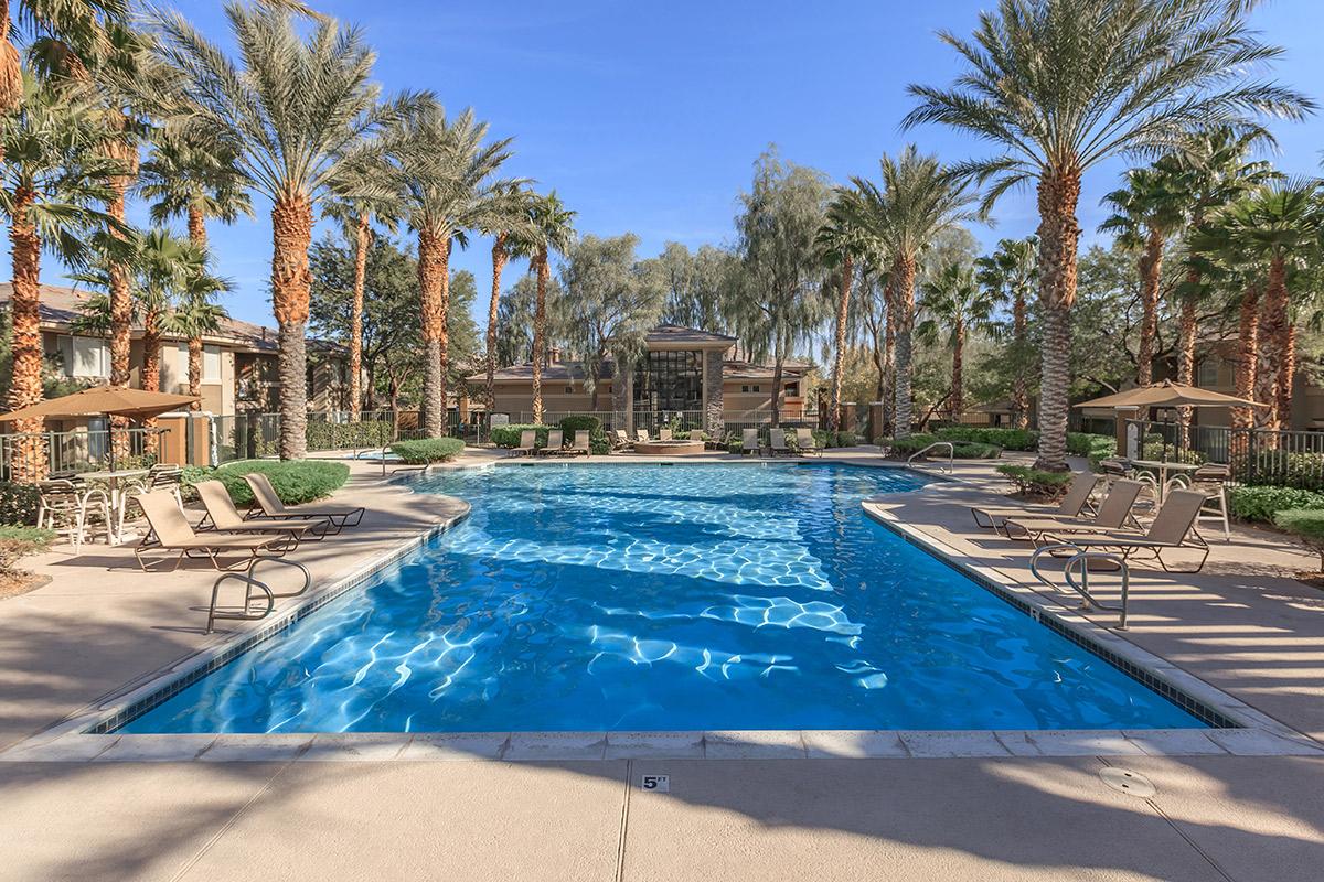 CATCH THE DAYTIME RAYS ON THE SUN DECK AT ST. CLAIR APARTMENTS IN LAS VEGAS, NEVADA