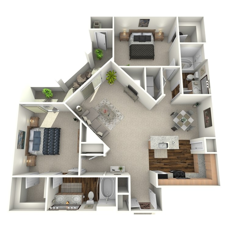 Floor plan image of Sunset