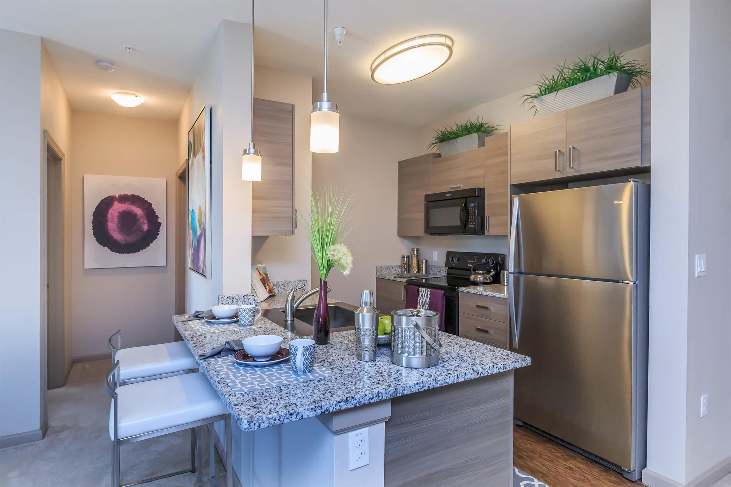 Kitchen at RiZE at Winter Springs Apartments in Winter Springs, FL