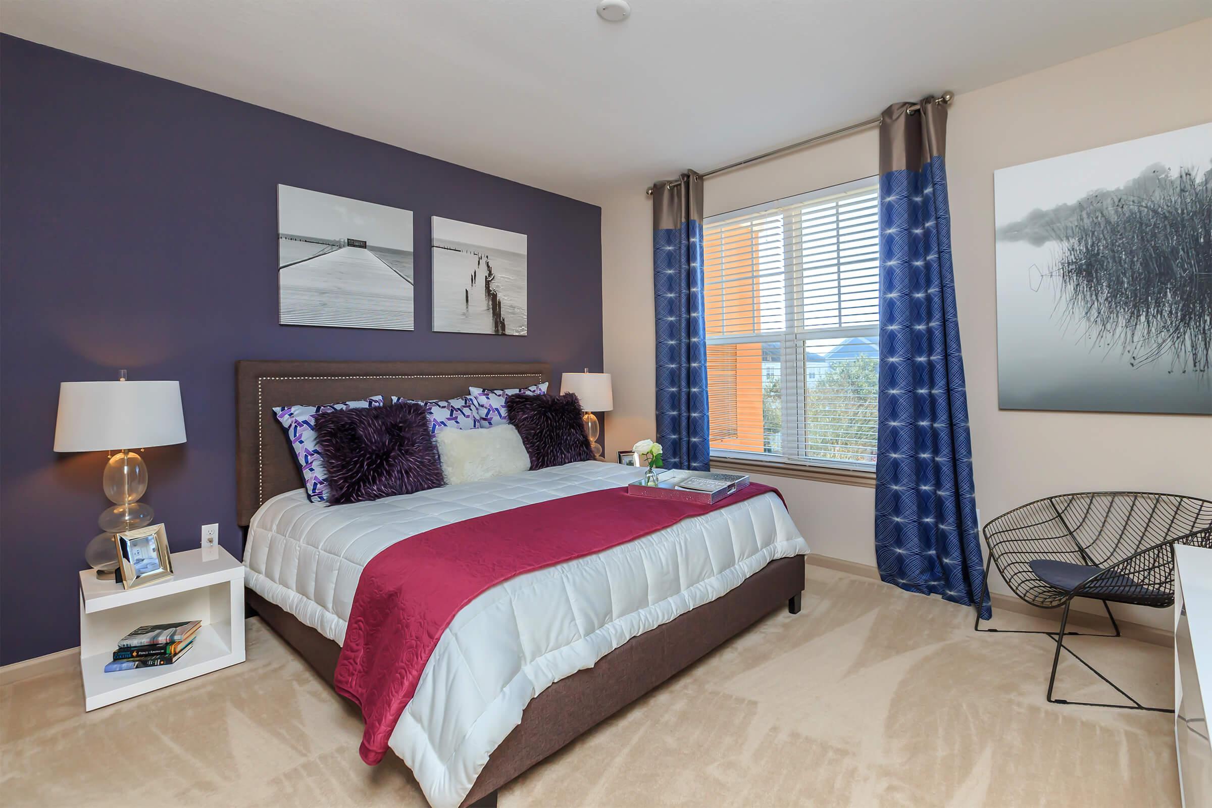 Bedroom at RiZE at Winter Springs Apartments in Winter Springs, FL