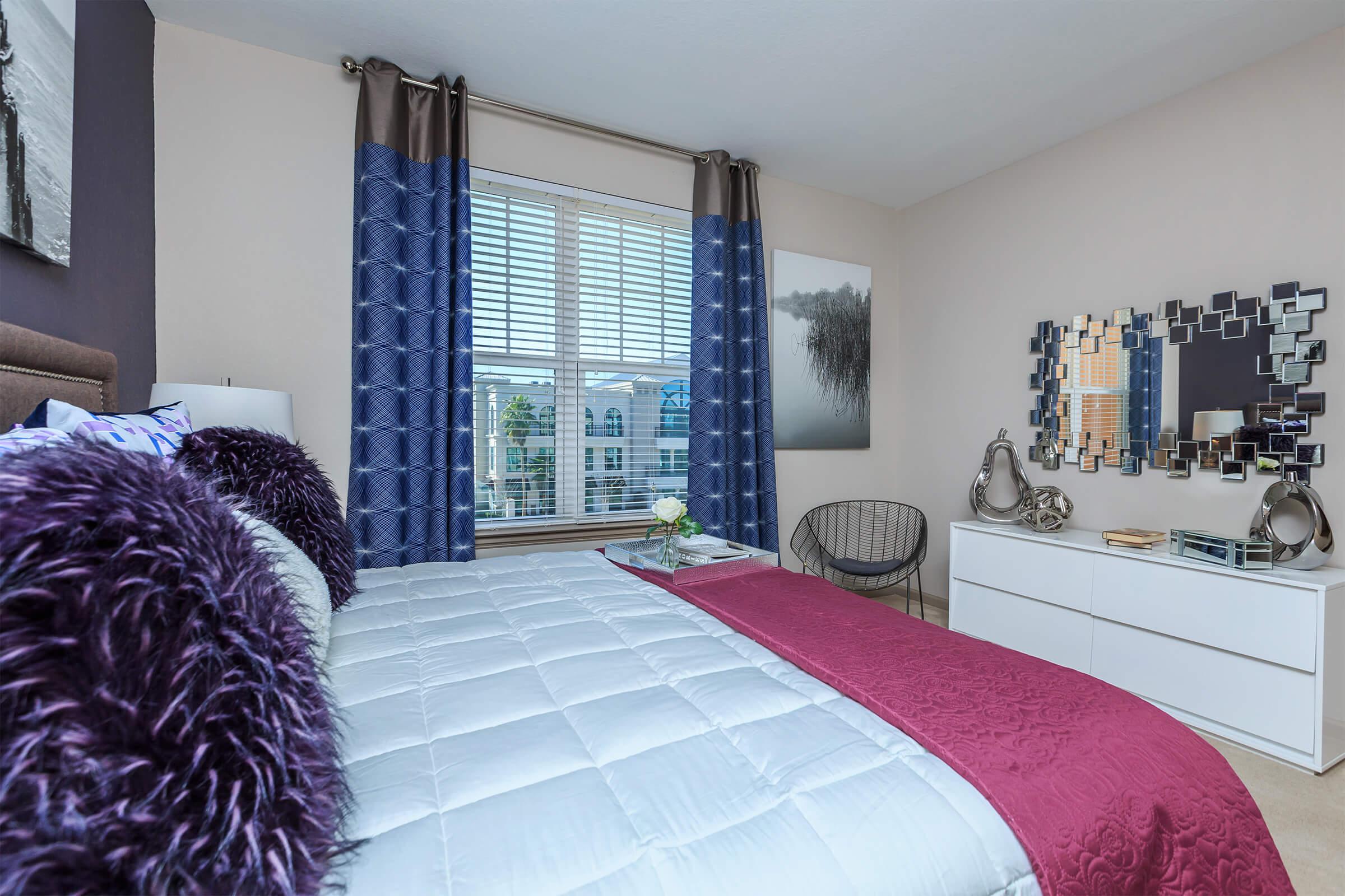 Bedroom at RiZE at Winter Springs Apartments in Winter Springs, FL