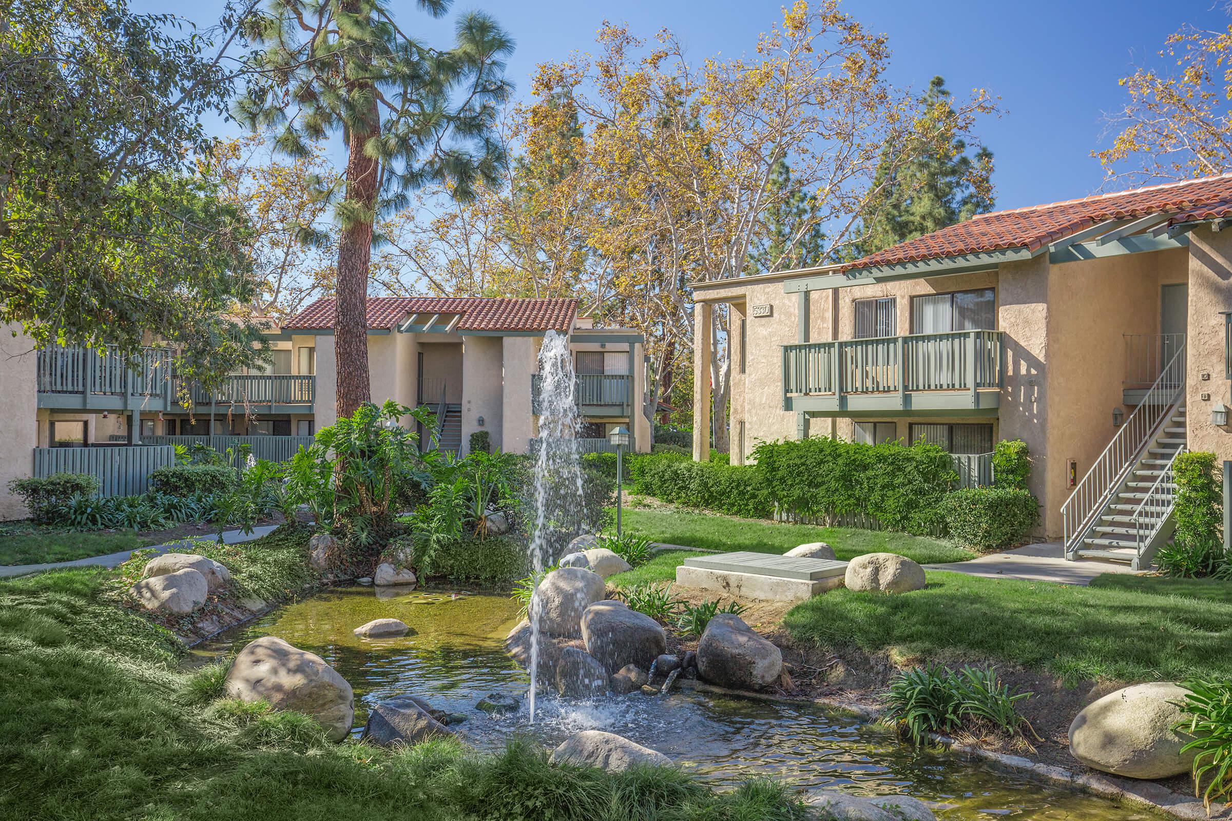 McComber Creek Apartment Homes water feature