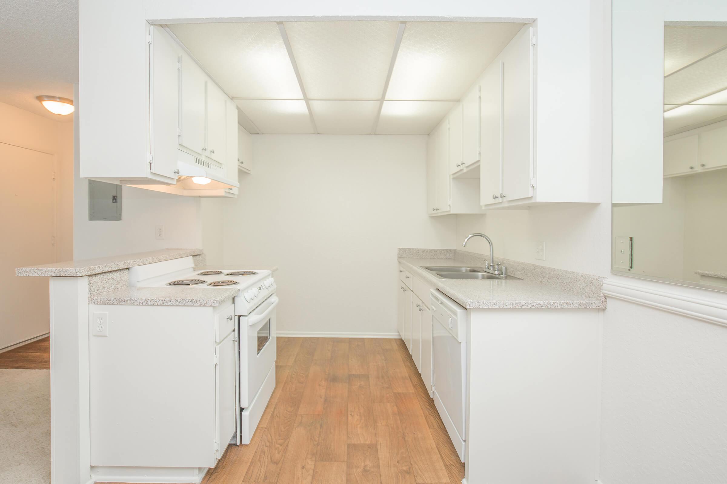 Kitchen white cabinets