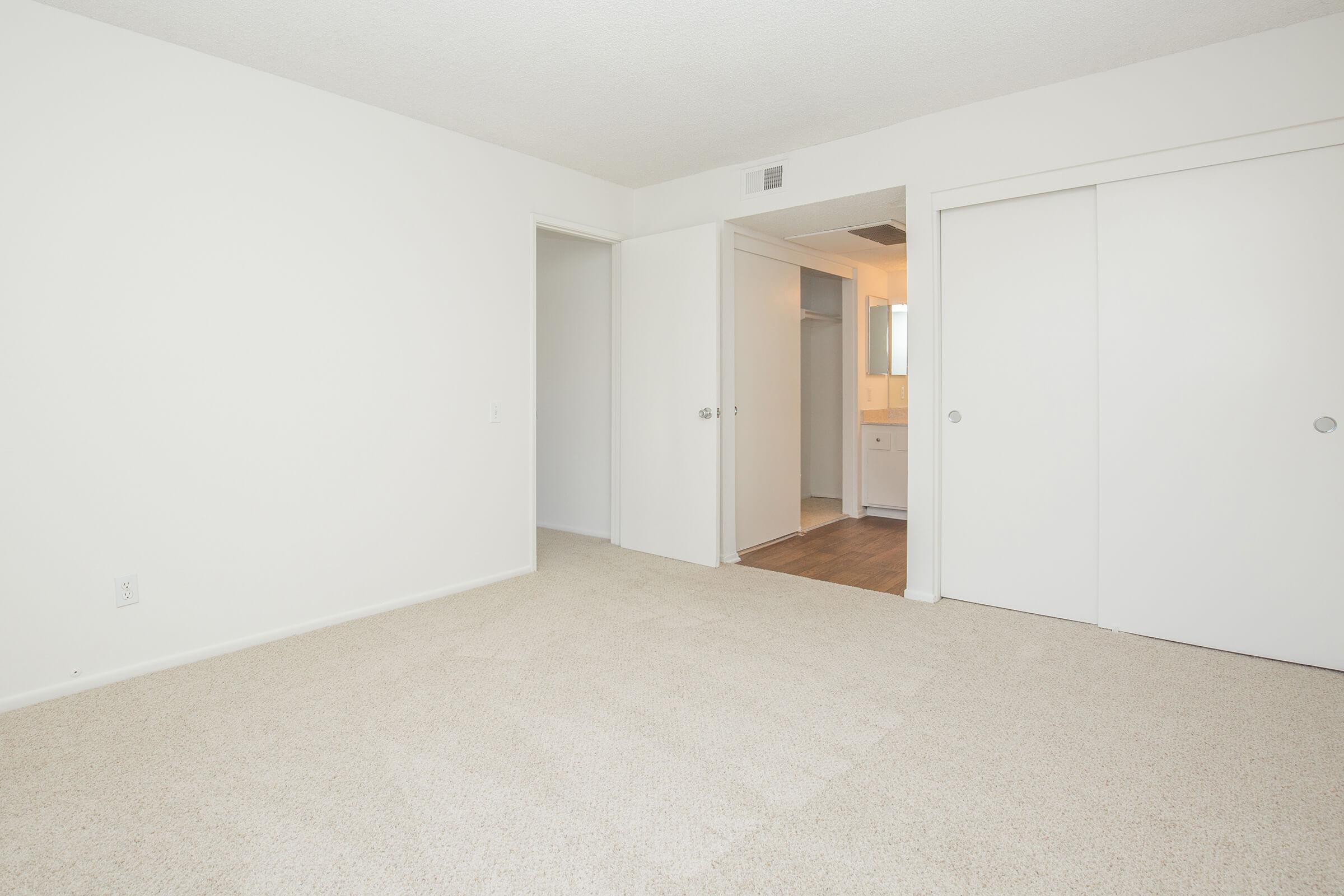 Carpeted bedroom