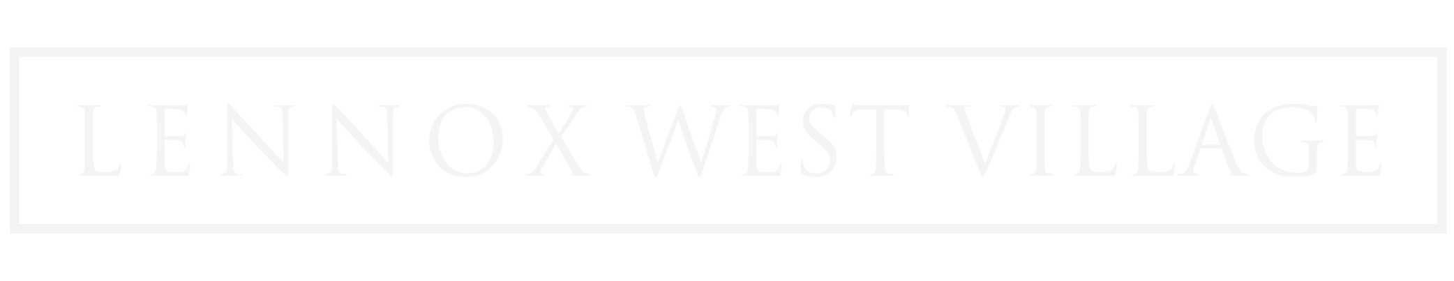 Lennox at West Village ebrochure logo