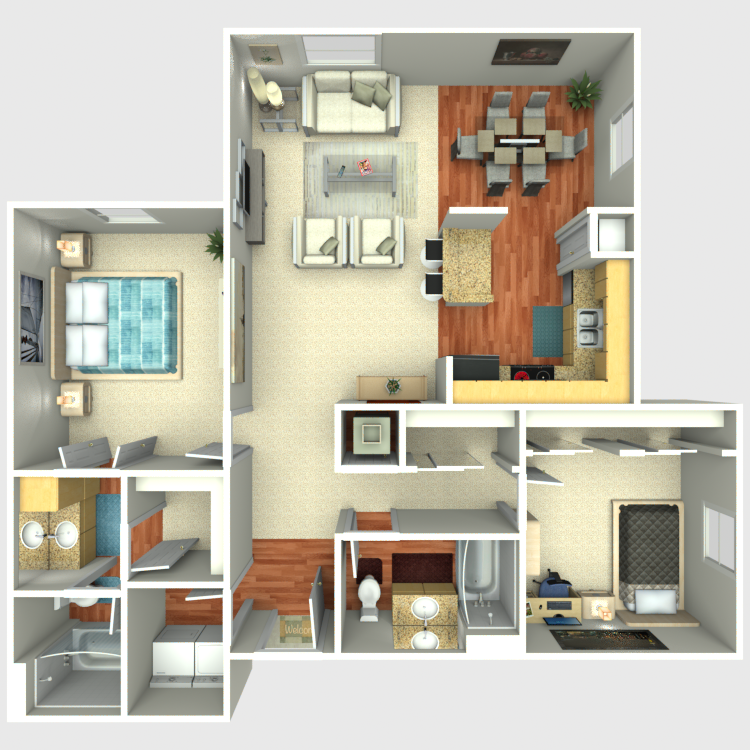 Floor plan image of The Palmetto